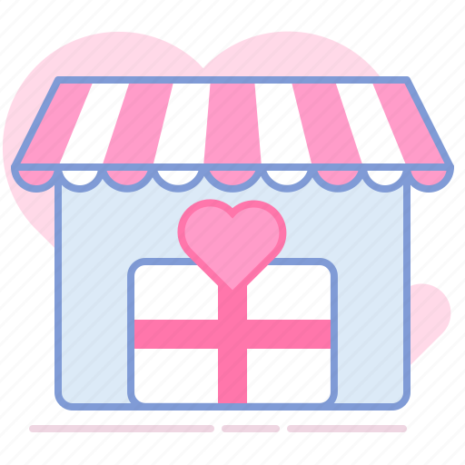 Gift, heart, shop, shopping, store, valentin icon - Download on Iconfinder