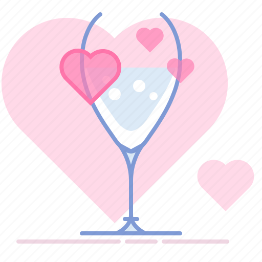 Aphrodisiac, glass, heart, love, romance, valentin icon - Download on Iconfinder