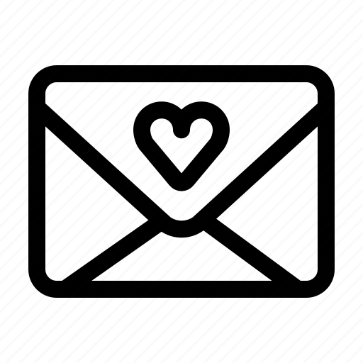 Heart, love, mail, message, romance, valentine icon - Download on Iconfinder