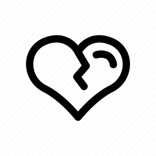 Heart, broken, valentine, gift, love icon - Download on Iconfinder