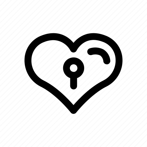Heart, key, valentine, gift, love icon - Download on Iconfinder