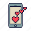 love, love message, phone, romance, valentine, valentines day 