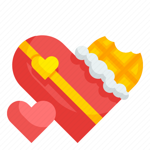 Chocolates, heart, valentiness, dessert, love, snack, sweet icon - Download on Iconfinder