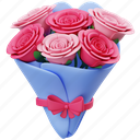 flower, bouquet, valentine, gift, present, love 