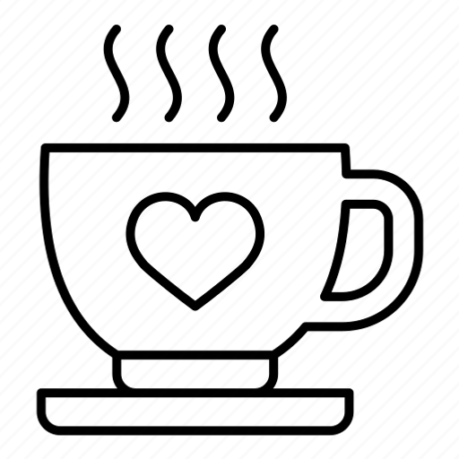 Coffee, cup, mug, valentine, romantic, tea icon - Download on Iconfinder
