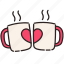 couple, mugs 