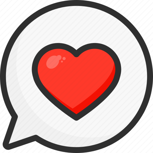 Chat, day, heart, love, message, valentines icon - Download on Iconfinder