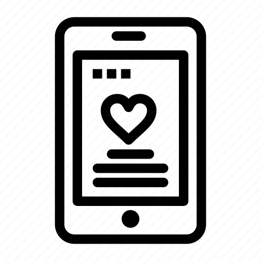 Cell, day, love, phone, valentine, valentines, wedding icon - Download on Iconfinder