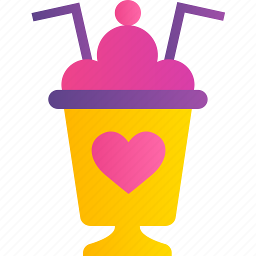 Cocktail, heart, love, romance, valentine, cafe, dessert icon - Download on Iconfinder