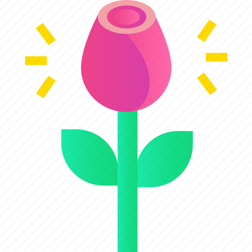 Rose, heart, love, romance, valentine, flower, gift icon - Download on Iconfinder