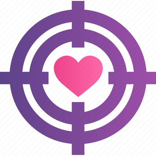 Target, heart, love, romance, valentine, gift icon - Download on Iconfinder