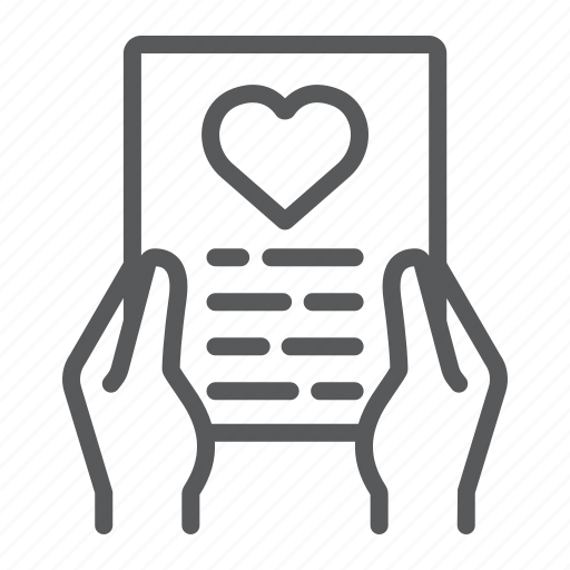 Envelope, hand, letter, love, message, valentine icon - Download on Iconfinder