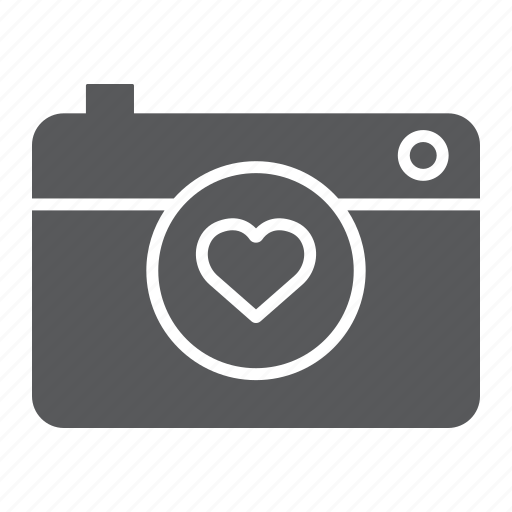 Camera, heart, love, photo, valentine icon - Download on Iconfinder