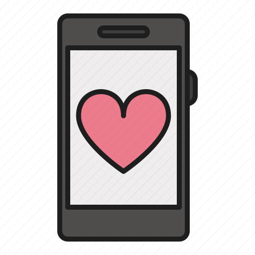 Cellphone, day, heart, love, valentines icon - Download on Iconfinder