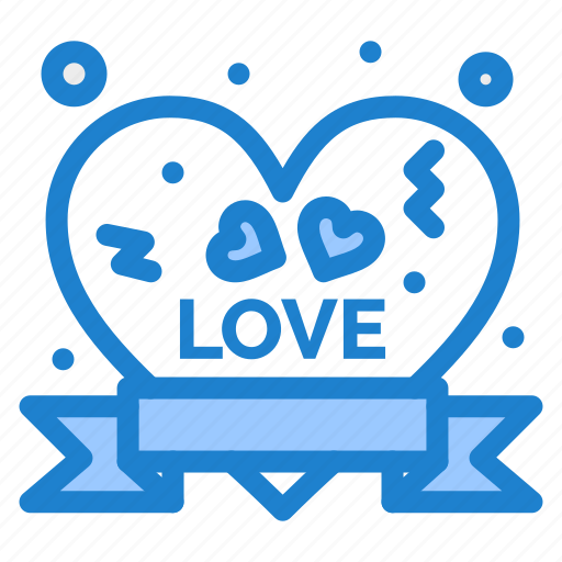 Badge, heart, insignia, love, ribbon icon - Download on Iconfinder