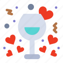 date, love, night, romantic, wine