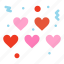 hearts, love, valentines 