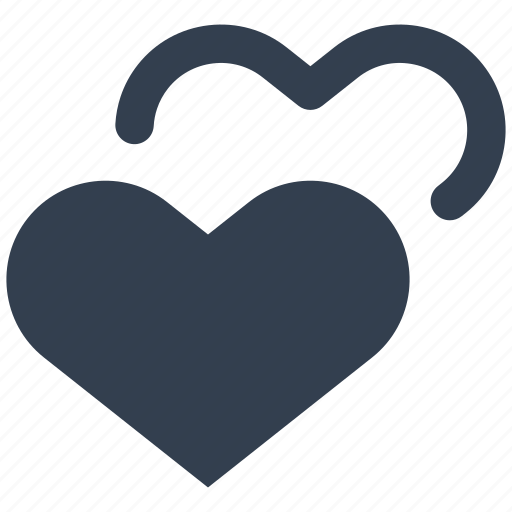 Love, couple, valentine, passion, hearts, line icon - Download on Iconfinder