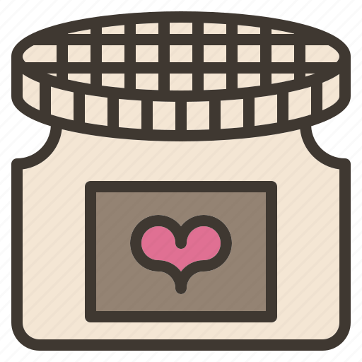 Homemade, jam, love, valentine icon - Download on Iconfinder