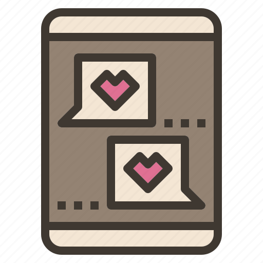 Chat, conversation, love, message, valentine icon - Download on Iconfinder