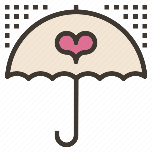 Falling, insurance, love, protection, raining, umbrella icon - Download on Iconfinder