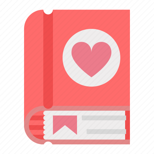 Book, day, heart, love, stories, valentines icon - Download on Iconfinder
