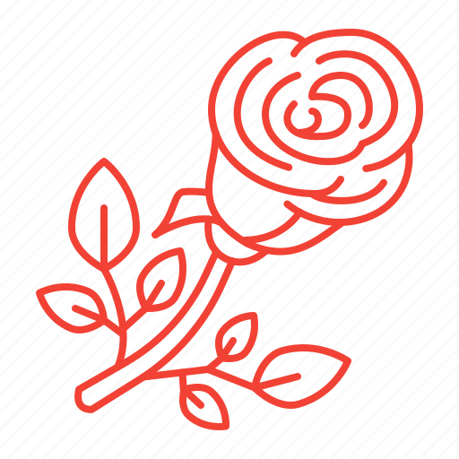 Flower, red, rose icon - Download on Iconfinder