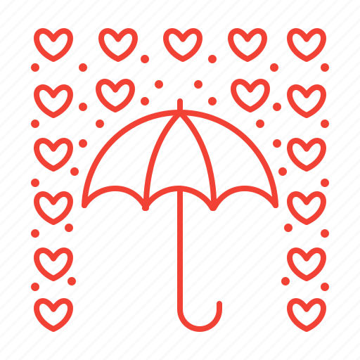 Hearts, love, no, umbrella icon - Download on Iconfinder