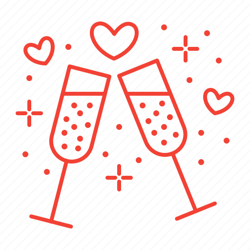Champagne, date, romantic icon - Download on Iconfinder
