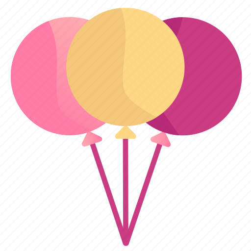 14, balloon, date, february, fill, love, romance icon - Download on Iconfinder