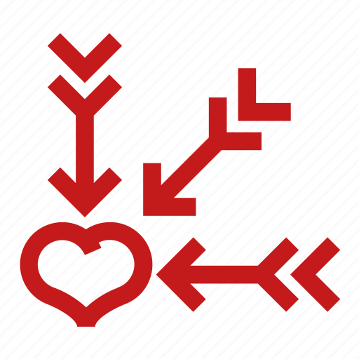 Arrow, cupid, heart, love, romance, valentine, wedding icon - Download on Iconfinder