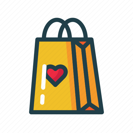 Heart, love, shopping, valentine icon - Download on Iconfinder