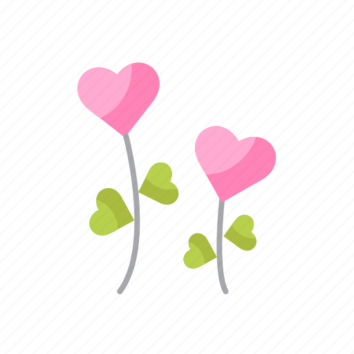 Flower, heart, love, pink, valentine icon - Download on Iconfinder