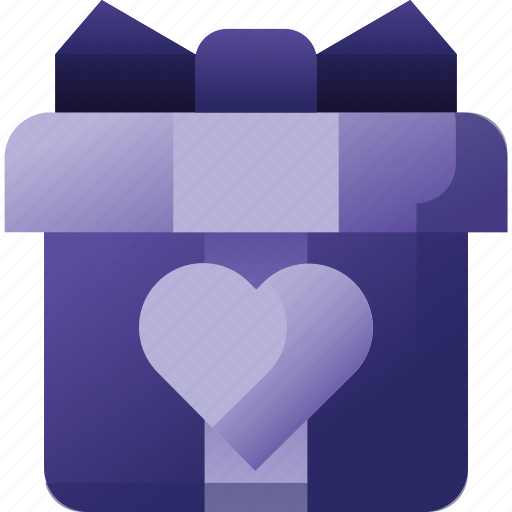 Gift, valentine, present, romance, romantic, package icon - Download on Iconfinder