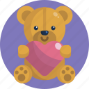 bear, cute, gift, love, present, teddy, valentines
