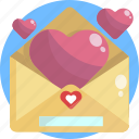heart, letter, love, message, postcard, romance, valentines