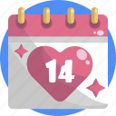 calendar, celebrate, february, heart, pink, valentines, white