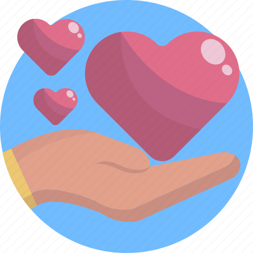 Couple, cute, hand, heart, love, pink, valentines icon - Download on Iconfinder