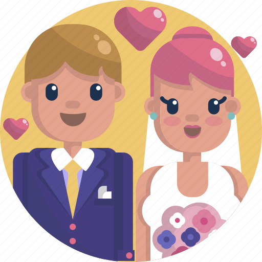 Bride, couple, groom, love, relationship, valentines, wedding icon - Download on Iconfinder