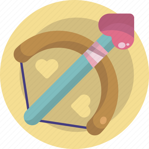 Arrow, bow, cupid, decoration, heart, love, valentines icon - Download on Iconfinder