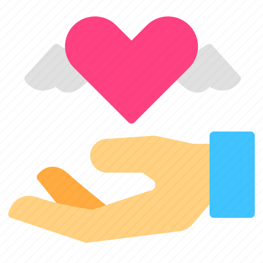 Hand, love, valentine, heart, romantic icon - Download on Iconfinder