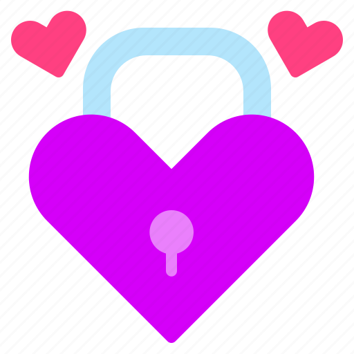Love, lock, heart, valentine, security icon - Download on Iconfinder