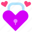 love, lock, heart, valentine, security 
