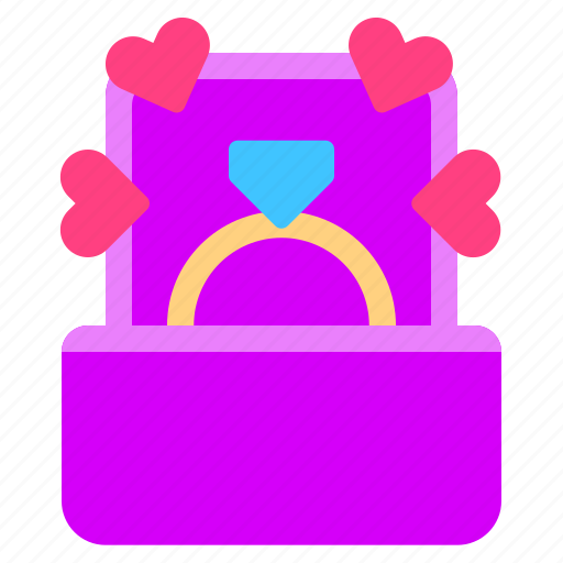 Proposal, ring, wedding, valentine, marriage, romance icon - Download on Iconfinder