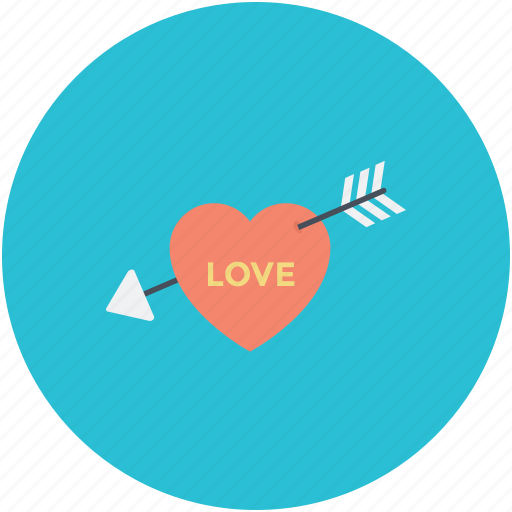 Arrow, heart, love archery, love target, romantic icon - Download on Iconfinder