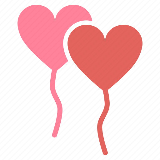 Balloon, celebrate, heart, love, romance, valentines, wedding icon - Download on Iconfinder