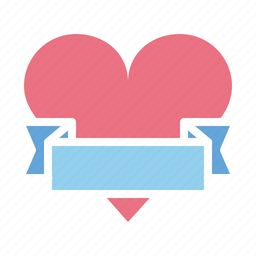 Gift, heart, love, ribbon, romance, valentines, wrap icon - Download on Iconfinder