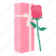 gift, box, love, present, gift-box, rose, valentine, romantic, pink 