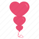 heart, balloons, love, valentine, romance, romantic, health, celebration, party