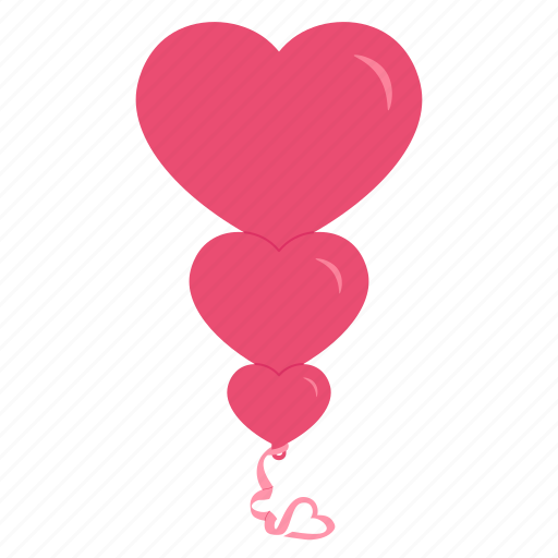 Heart, balloons, love, valentine, romance, romantic, health icon - Download on Iconfinder